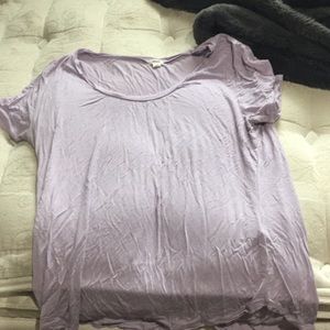 Basic lavender tee